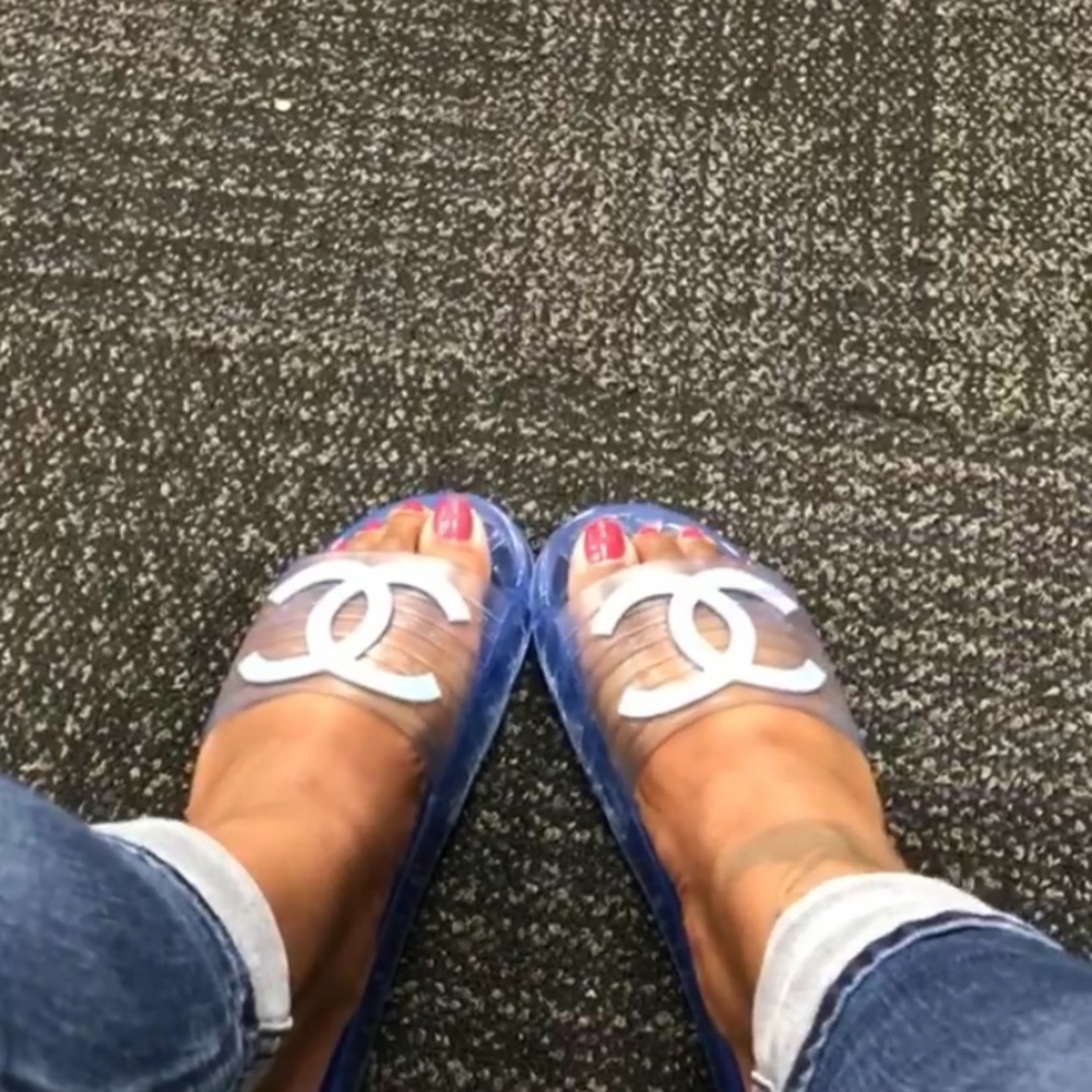 Chanel slides